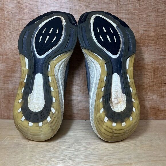 Adidas Ultra Boost Men Size 8 Shoes Gray White Comfort Running Sneakers F35284 - Picture 7 of 10